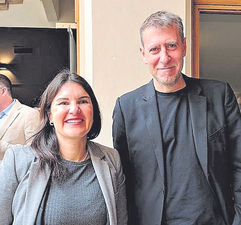 Guadalupe Ferrer y David Barro.