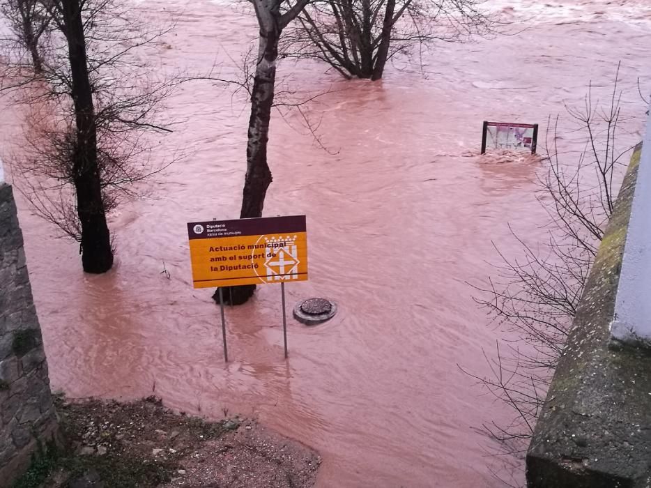 Llobregat i Cardener després del temporal