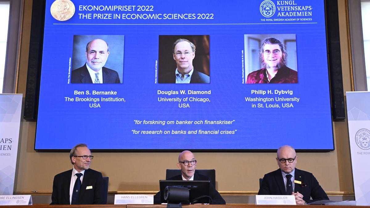 Nobel de Economía a la investigación de los bancos y las crisis financieras