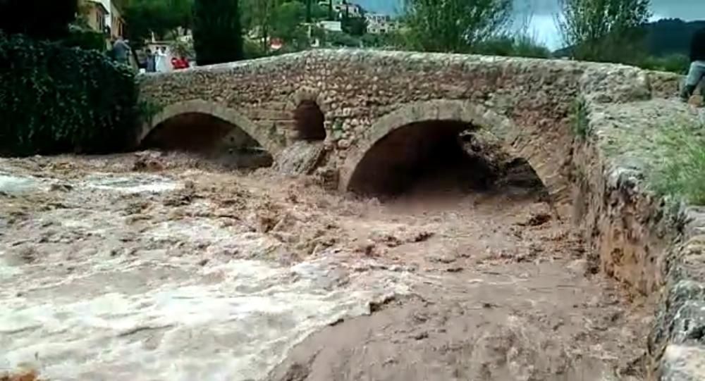 Inundaciones en Pollença y sa Pobla