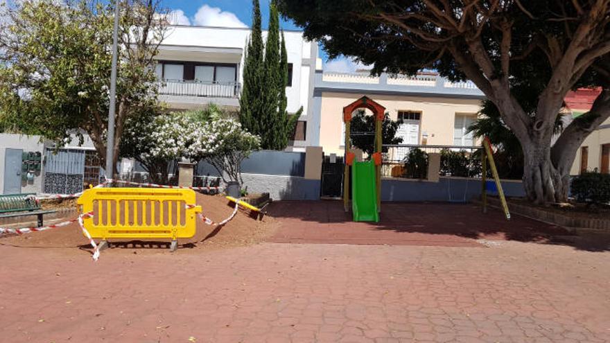 Las obras que están en marcha en el parque, en los últimos días.