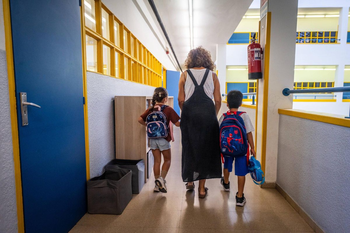 Vuelta al cole en el Institut Escola Canyelles de Barcelona