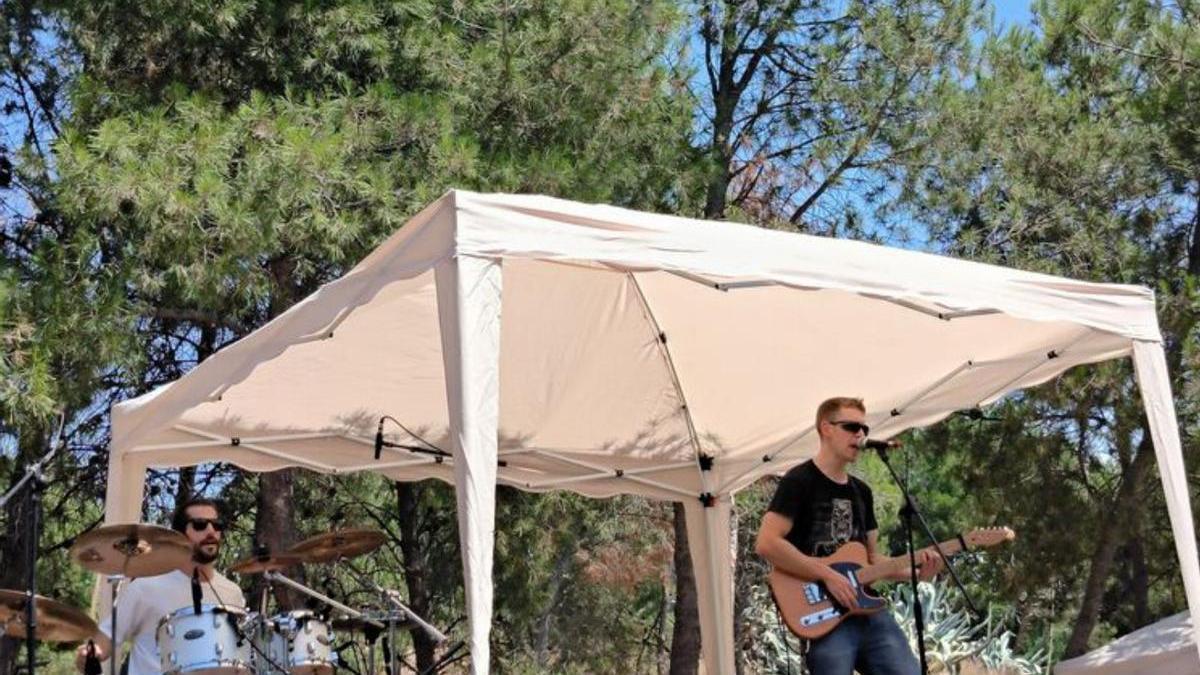 Un grupo tocando en la pasada edición del Festival Godina de La Almunia