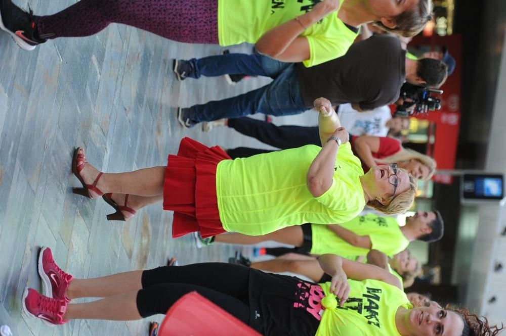 Zumba en la Avenida Libertad