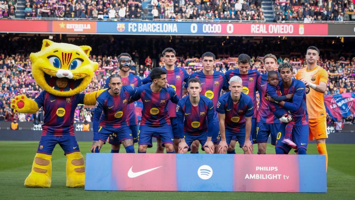 Las notas del FC Barcelona frente al Oviedo al descanso