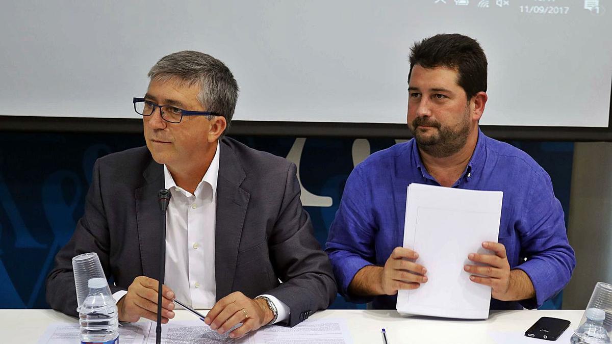 Rafa Climent y Natxo Costa, en una imagen de archivo. | MIGUEL A. MONTESINOS