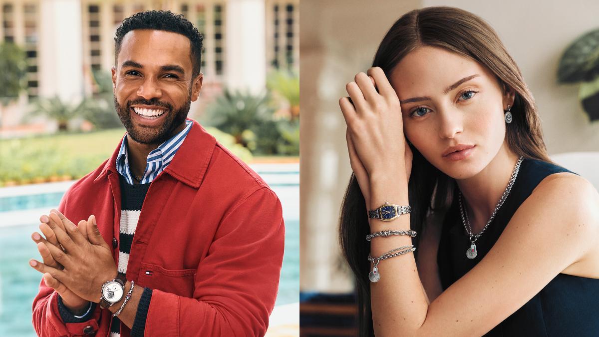 Lucien Laviscount y Leni Klum