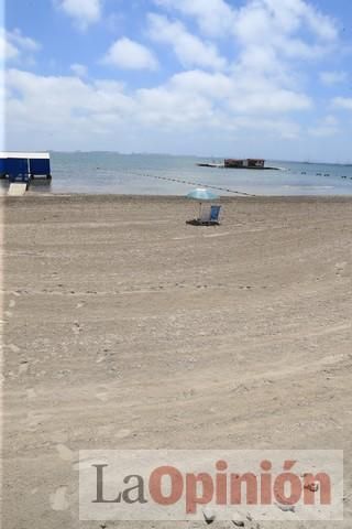 Ambiente en las playas de la Región durante el primer fin de semana de la 'nueva normalidad'