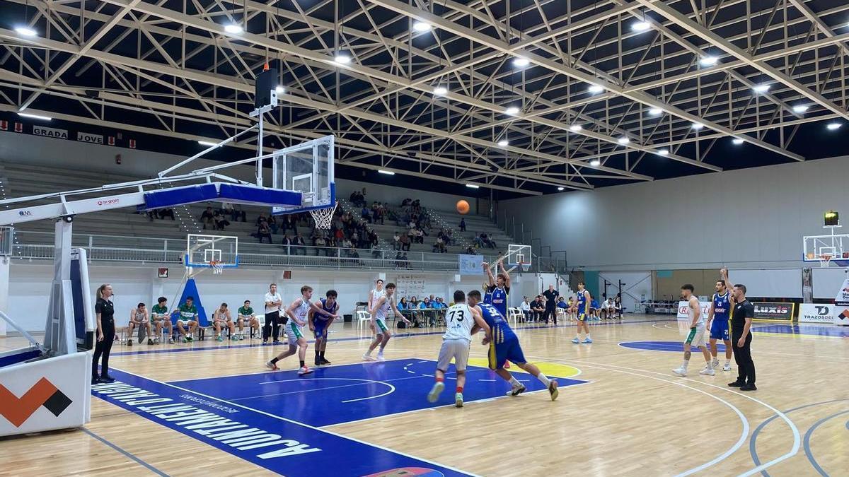 Un lance del partido del pasado fin de semana en el pabellón de Alginet.