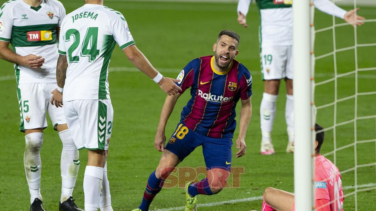 Jordi Alba: "Dependemos de nosotros para pelear por la Liga"