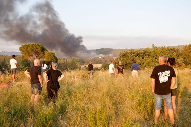 El foc de Navarcles i el Pont de Cabrianes, en imatges