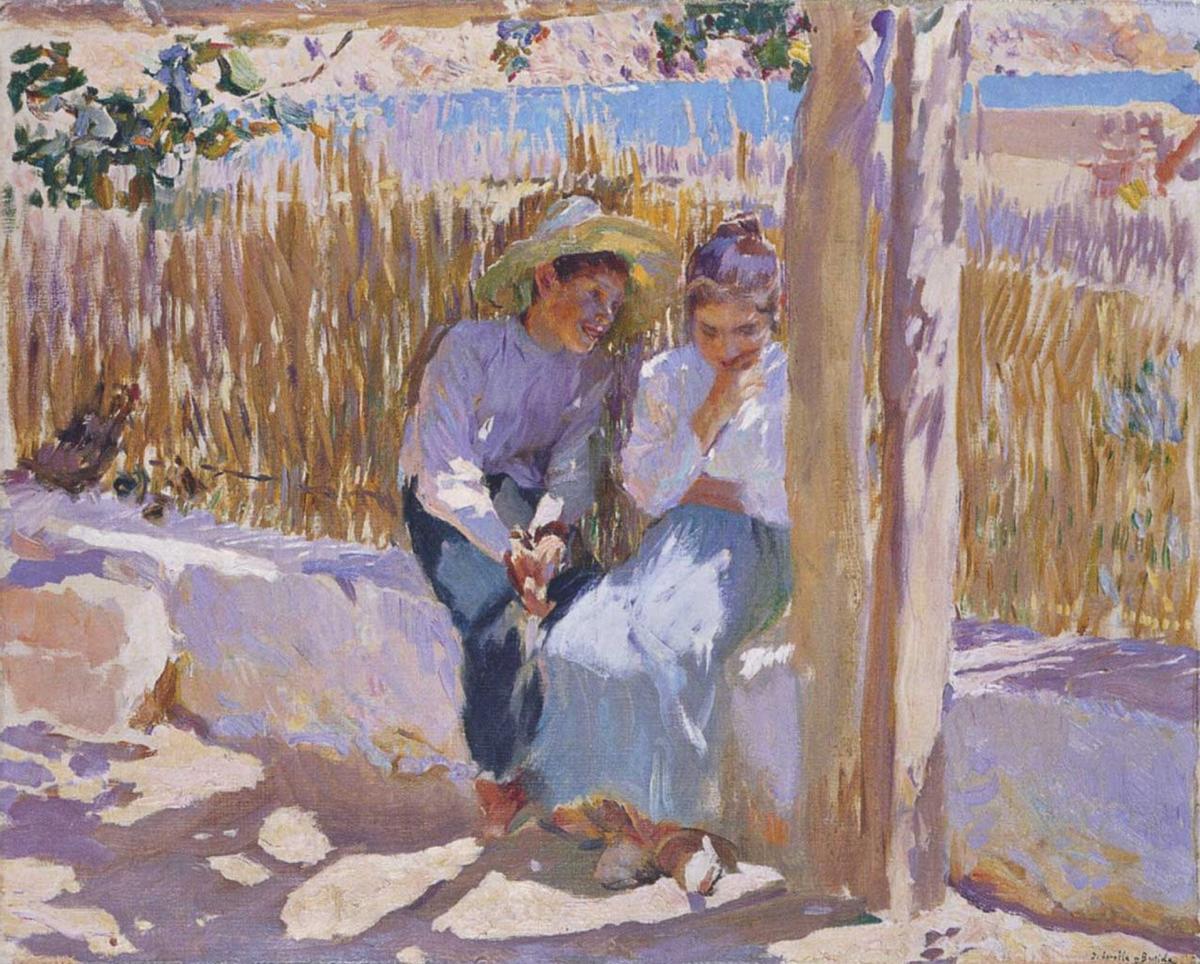 &quot;Idilio, Jávea&quot;, de 1900 (Colección particular en Madrid)