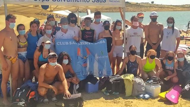 Equipo del Club Salvamento Sada, en Badajoz. |  // LA OPINIÓN