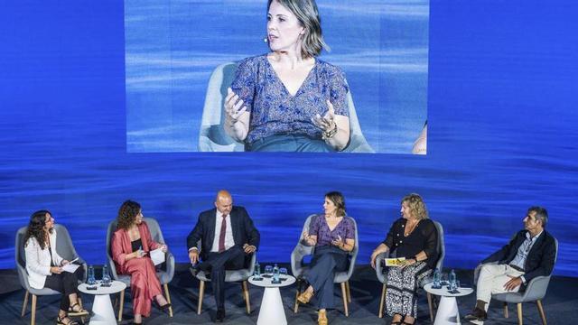 Cristina Martín, Rosario Sánchez, Vicent Martí, Mireia Prieto, Cristina Lagé i Álvaro Macarro. | MARC ASENSIO CLUPÉS