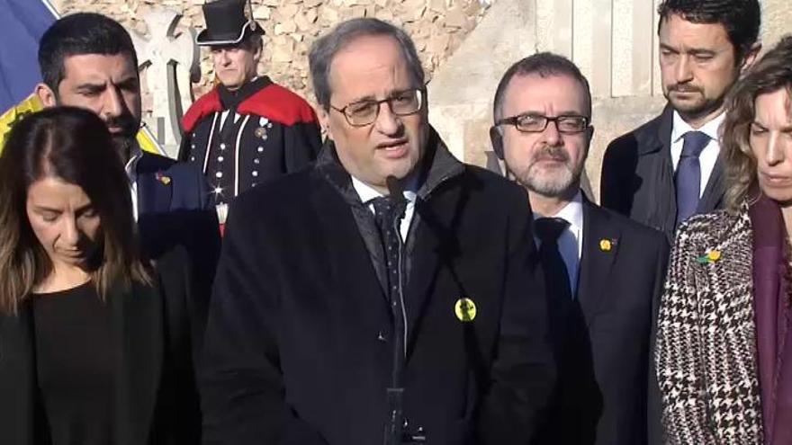 Torra contesta al Rey: "Lo que es una seria preocupación es el Estado español"