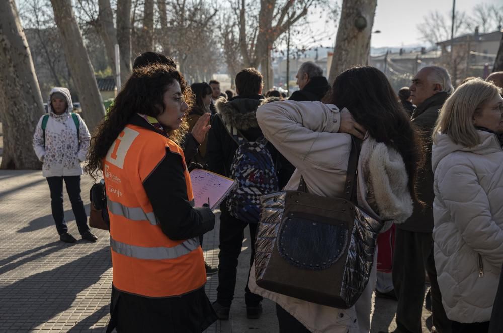 Tall de circulació de trens de les línies R11 i RG1 entre Girona i Caldes per un acte vandalisme