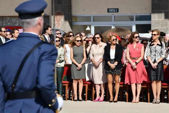 10/12/2019 TELDE.  El Mando Aéreo de Canarias celebra la festividad de Nuestra Señoara del Loreto, Patrona del Ejército del Aire, con imposición de condecoraciones, homenaje alos Caídos y Desfile.  Fotógrafa: YAIZA SOCORRO.  | 10/12/2019 | Fotógrafo: Yaiza Socorro