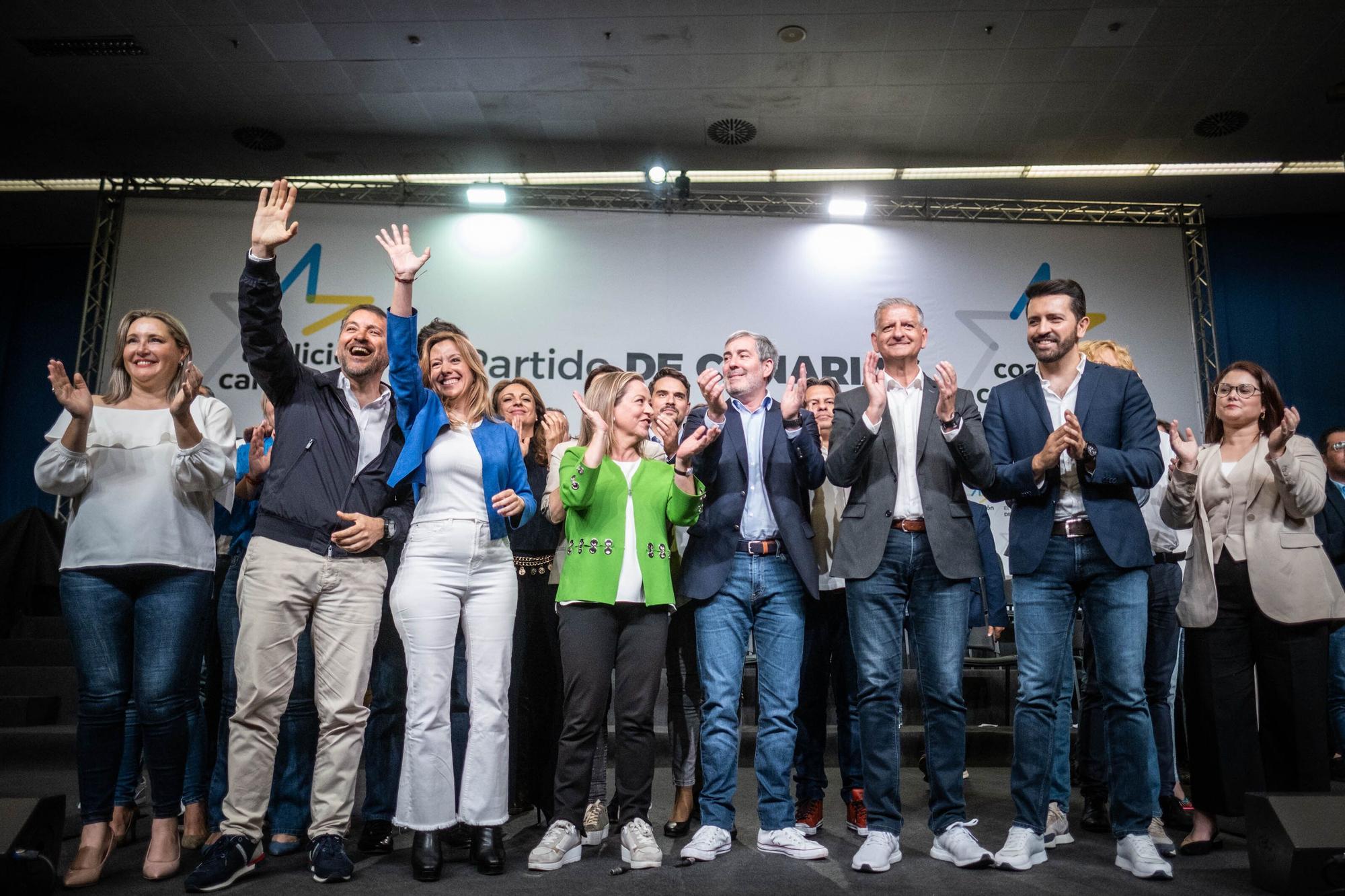 Candidaturas de Coalición Canaria en Tenerife.