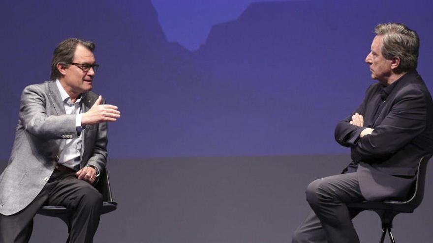 Artur Mas junto a Iñaki Gabilondo.