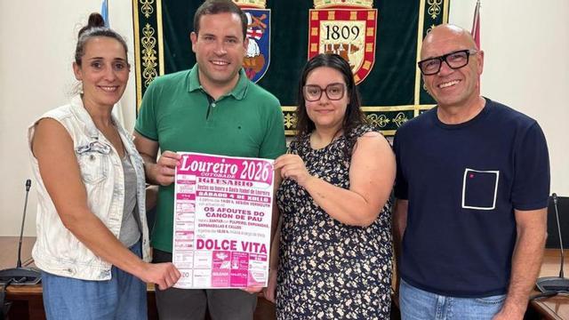 Presentación de las fiestas de Loureiro.