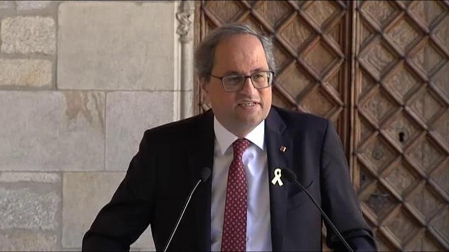 Torra acusa a la Junta Electoral Central de ser "parcial" tras declarar ante el TSJC