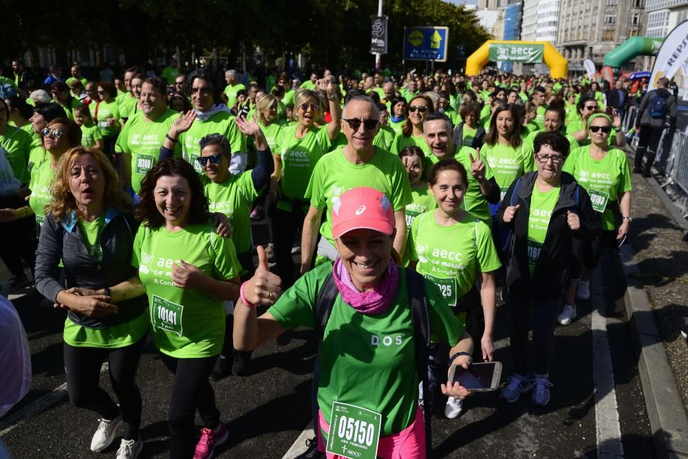 Carrera y caminata contra el cáncer en A Coruña