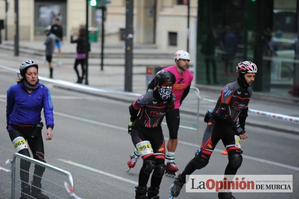 Murcia Maratón. Salida patinadores