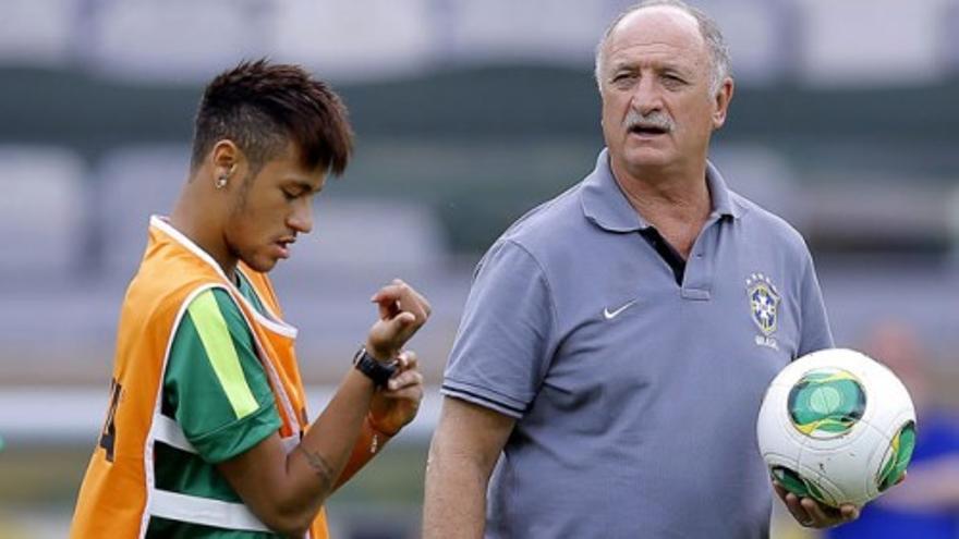 Último entrenamiento de Brasil antes de la semifinal