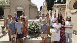 Familiares y representantes del mundo de la cultura rinden homenaje a Sorolla.