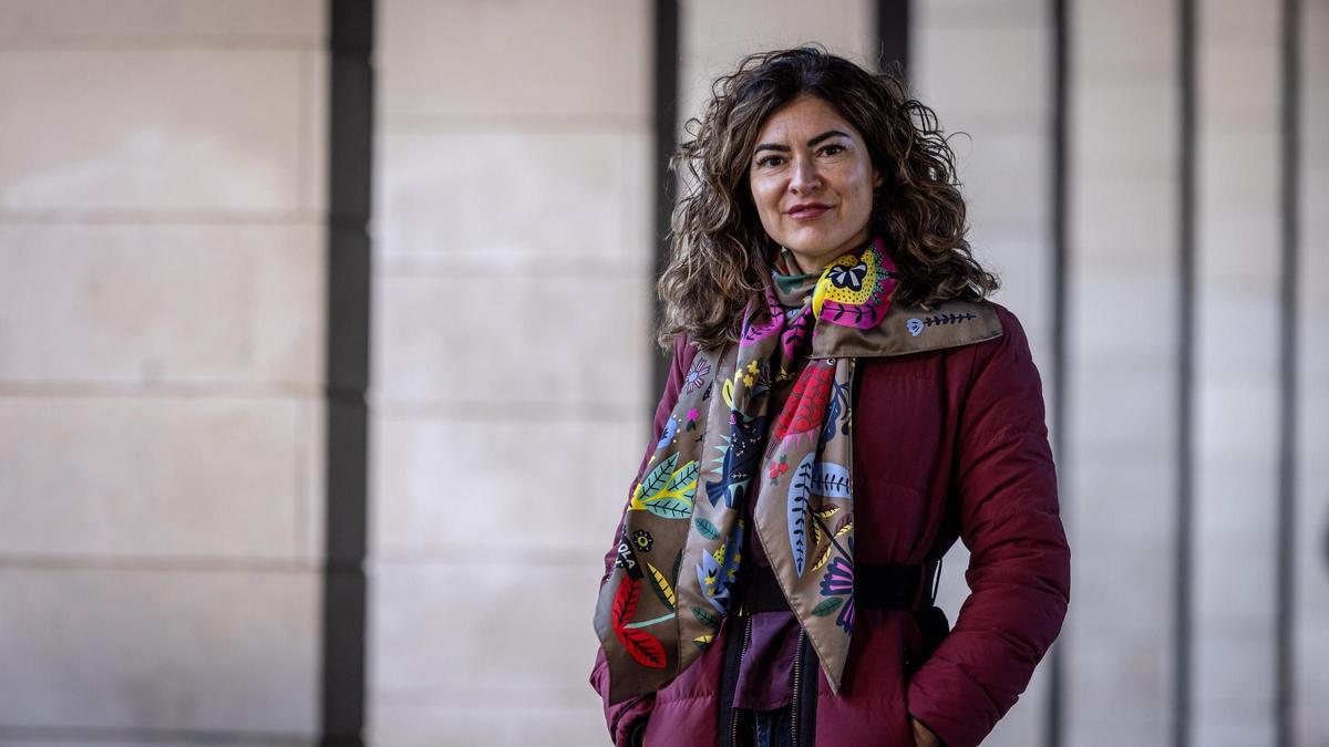 Susana Martín Gijón (Sevilla, 1981), este martes en Zaragoza.