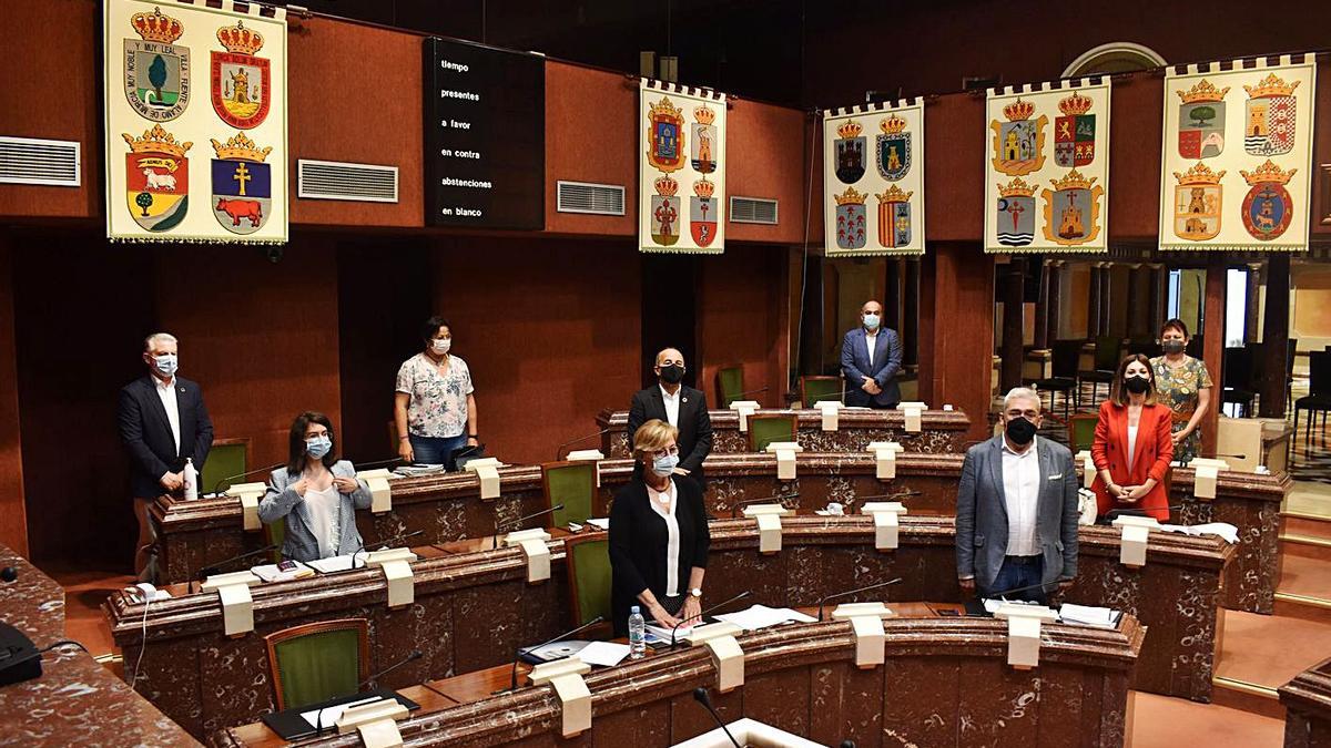 Reunión de la Comisión de Sanidad y Política Social, ayer en la Asamblea. | A.R.