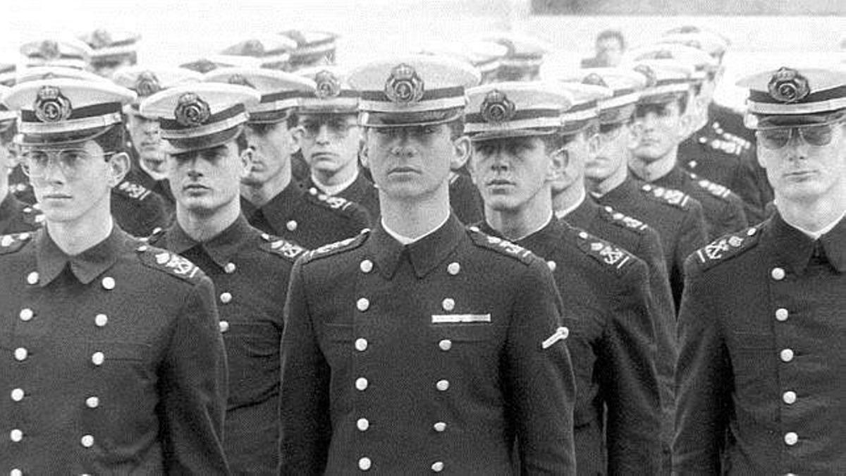 El paso de Felipe VI por la Escuela Naval de Marín El paso de Felipe VI por la Escuela Naval de Marín