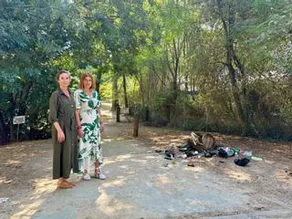 Alertan del mal estado de la senda urbana del río de Os Gafos en Pontevedra