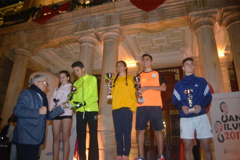 San Silvestre de Cartagena 2017: Entrega de Premio