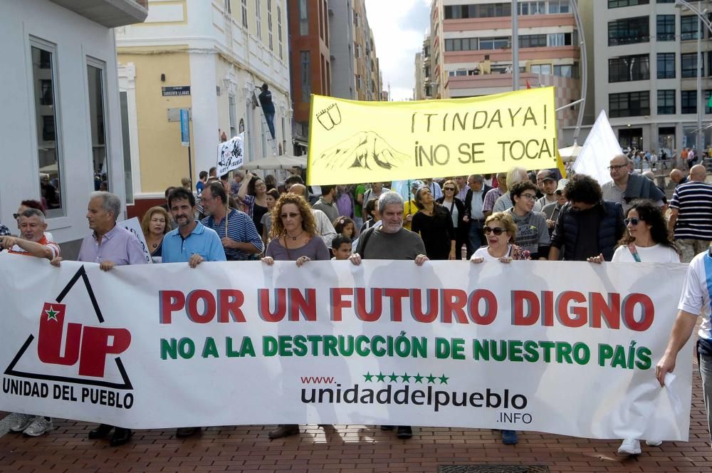 Manifestación contra el proyecto de Ley del Suelo