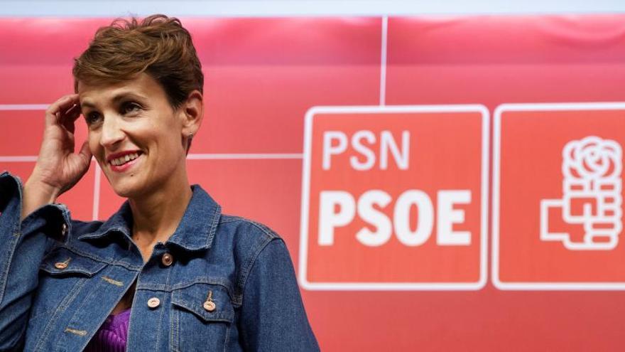 La candidata del PSN, María Chivite.