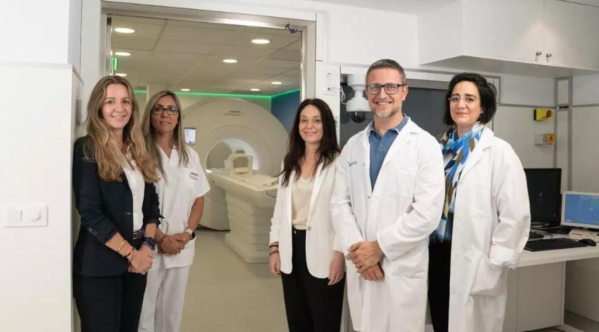 Ein medizinisches Team in der Radiologie von Juaneda Hospitales.