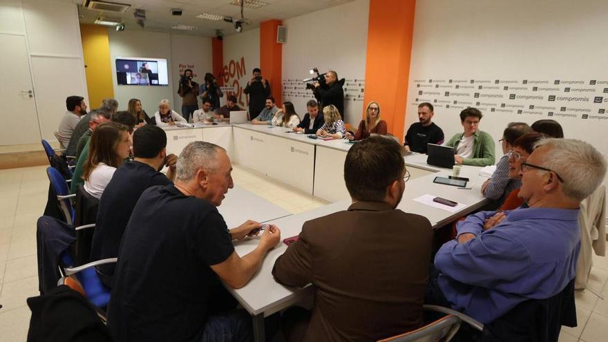 Compromís se toma con calma las confluencias ante los movimientos en la izquierda