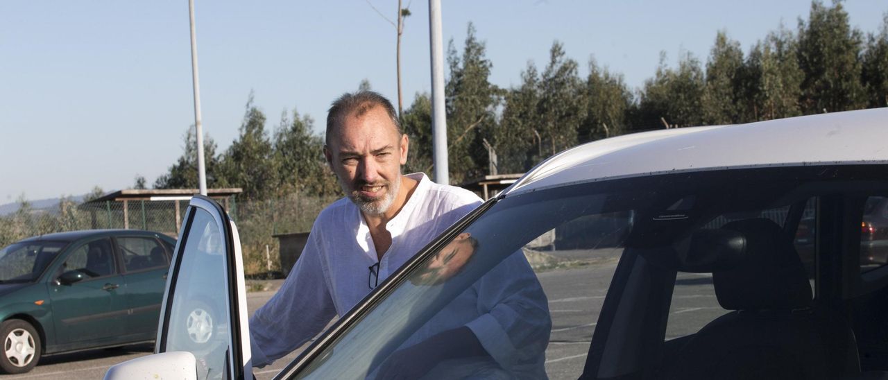 Natalio Grueso abandona la cárcel tras finalizar su estancia dentro de la misma en la anterior ocasión que fue privado de libertad.