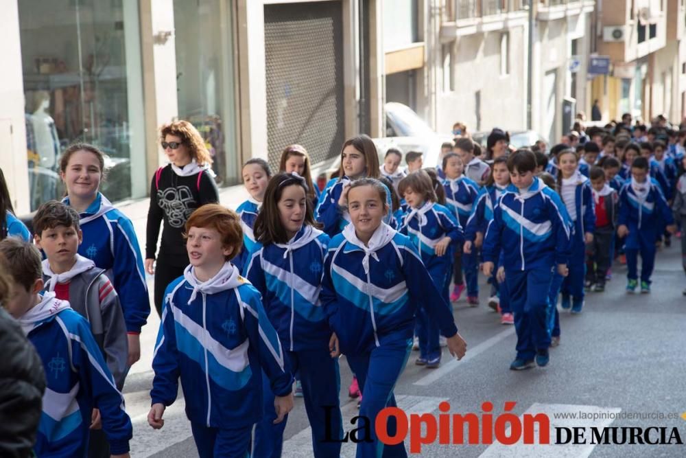 Marcha en el Día del Cáncer Infantil en Caravaca