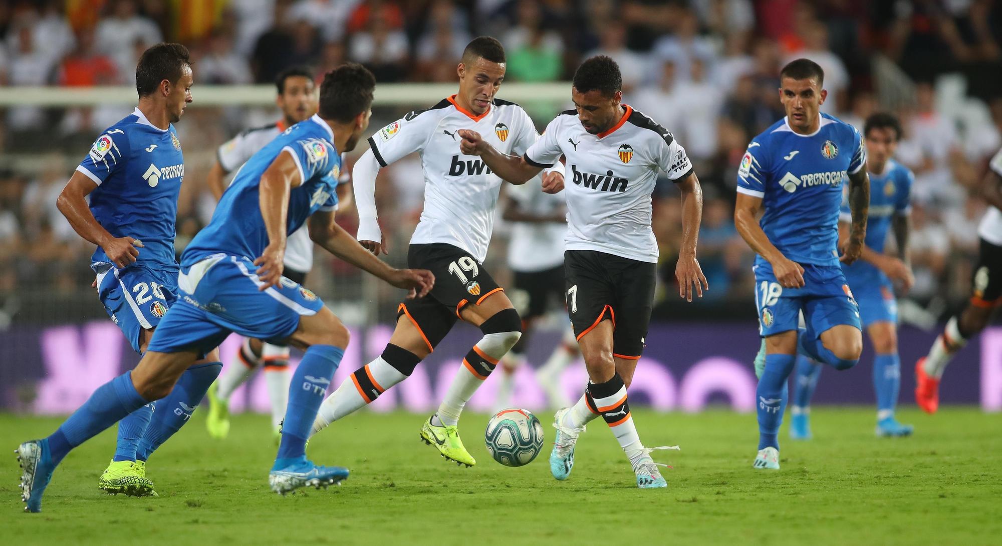 Los enfrentamientos Valencia CF - Getafe con Bordalás en el banquillo madrileño