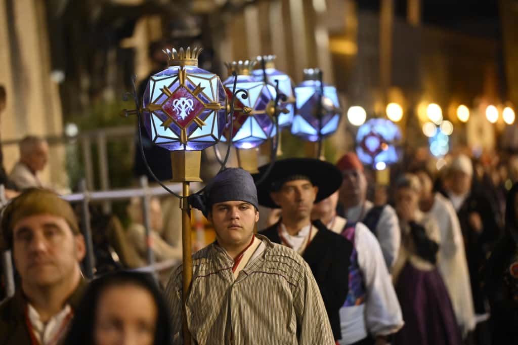 El Rosario de Cristal, uno de los momentos más emocionantes de las Fiestas del Pilar