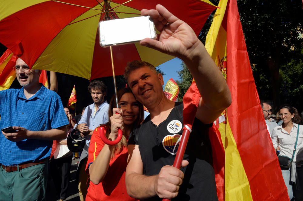 Manifestación en Barcelona por la unidad de España