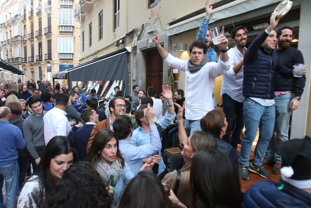 La Navidad es una fiesta en el centro de Málaga