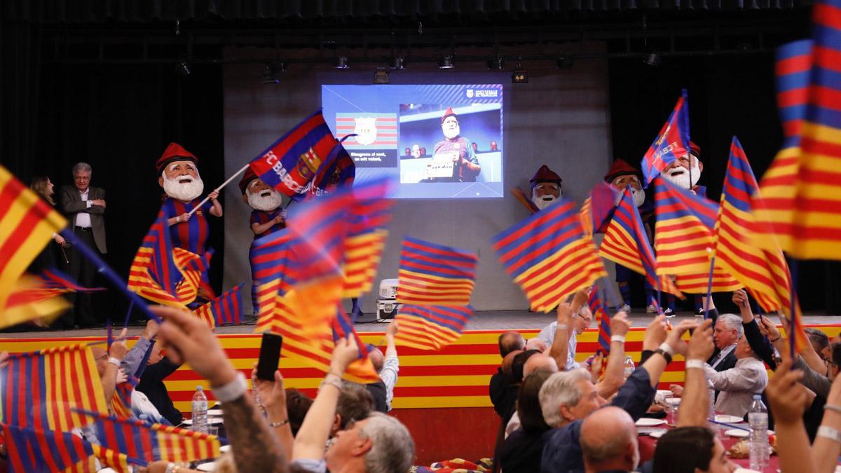 El homenaje al Avi del Barça, el momento más emotivo