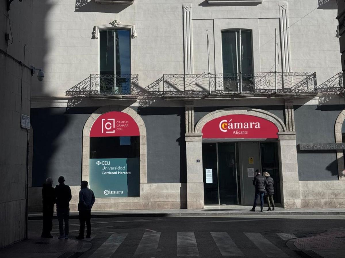 Recreación remitida por la Cámara de Alicante de cara a su traslado.