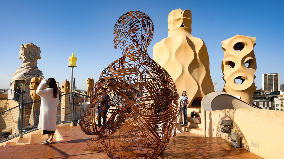 Presentación de la exposición 'Jaume Plensa. Poesía del silencio', en La Pedrera