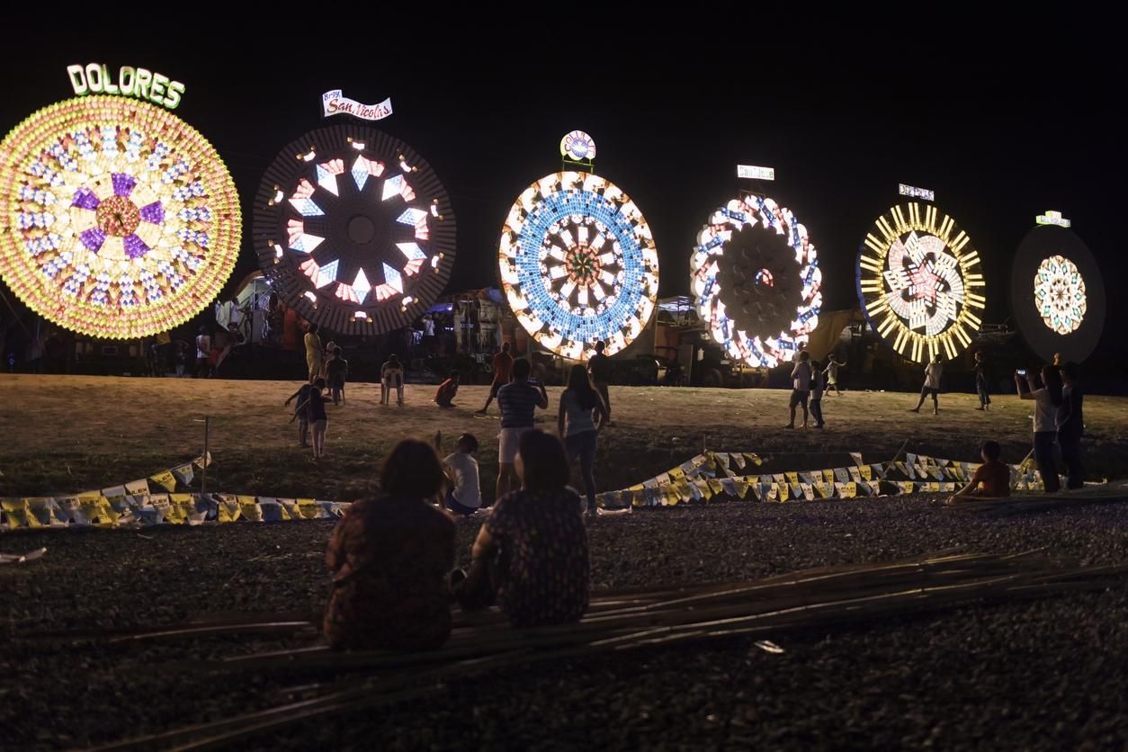 Festival de las linternas gigantes de San Fernando, en Filipinas.