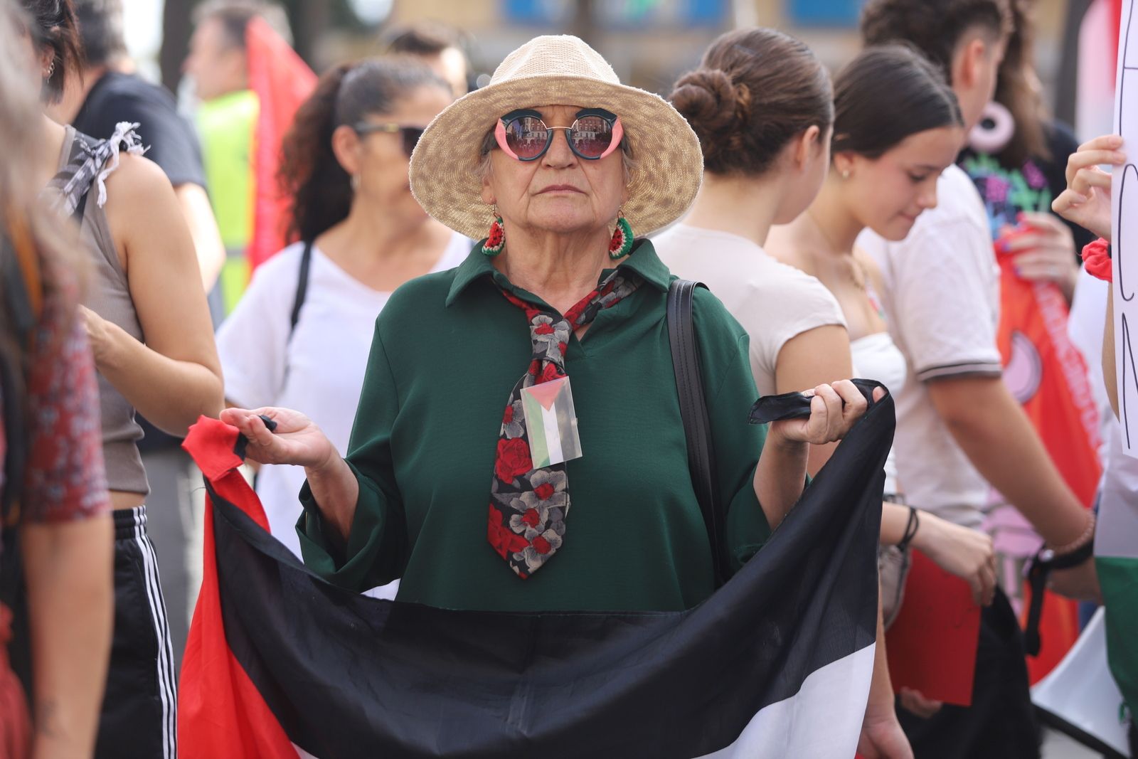 La manifestación estudiantil por Palestina, en imágenes