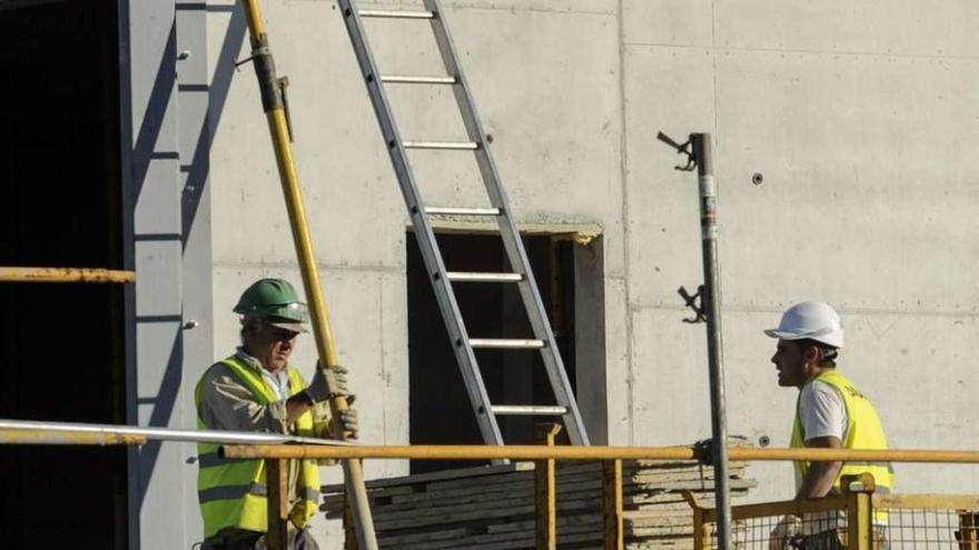 Trabajadores del sector de la construcción. // Brais Lorenzo